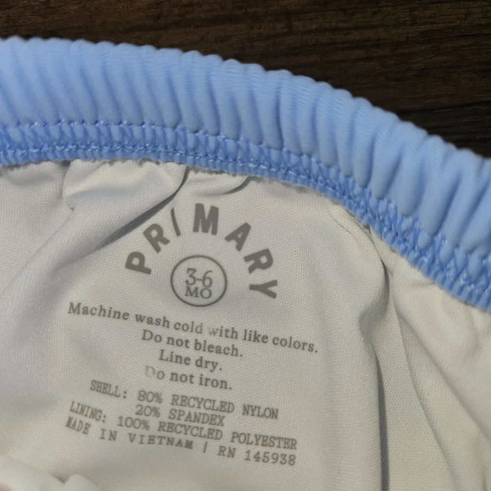 Primary Sky Blue Swim Diaper Cover